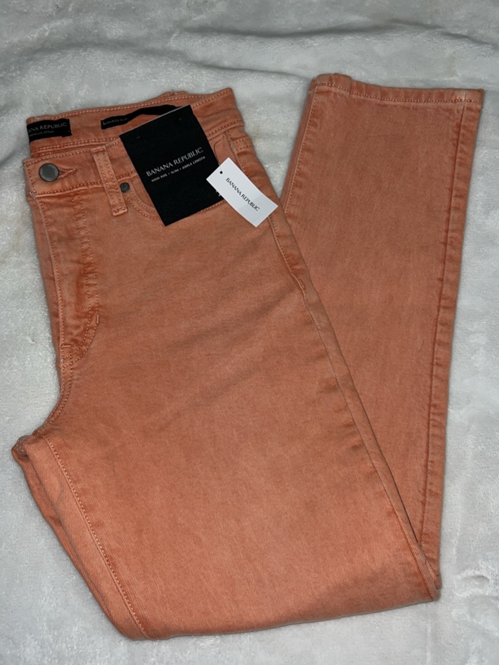 Banana Republic Orange High-Rise Jeans